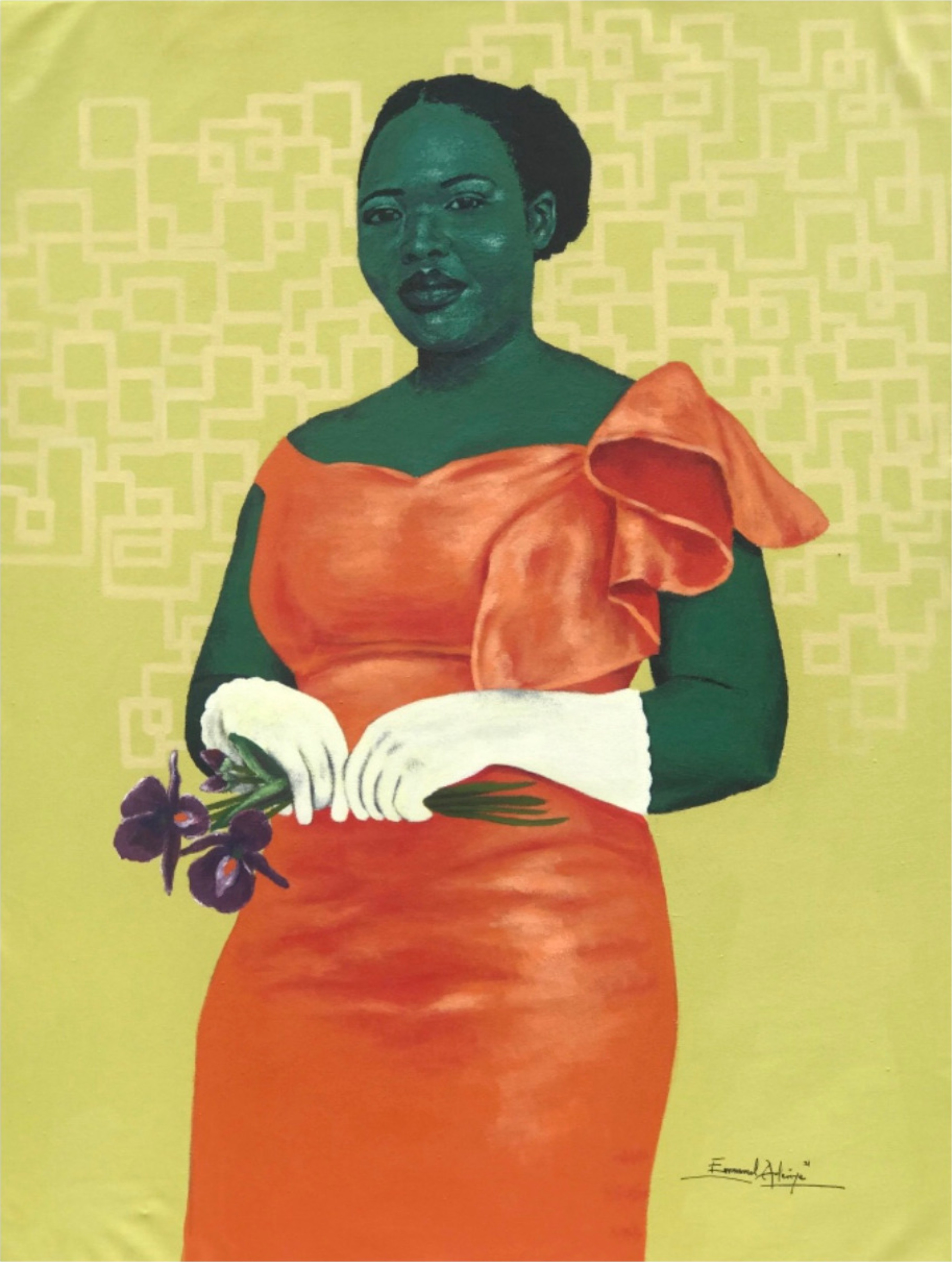 Emmanuel Aderiye, Iris against boxes Emmanuel Aderiye, Iris against boxes