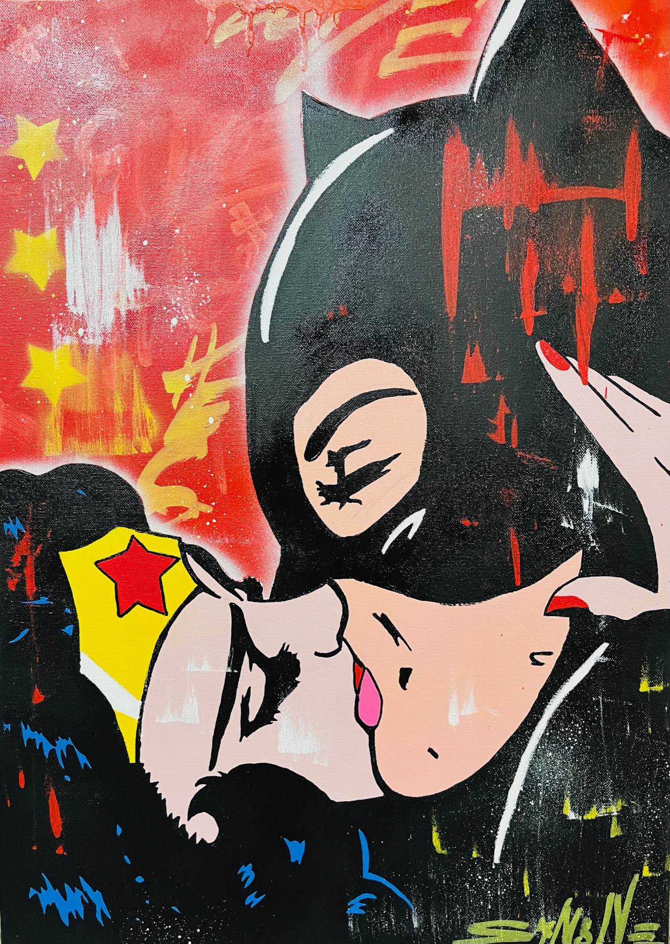 Simone De Rosa, Superheroes in love red edition Simone De Rosa, Superheroes in love red edition