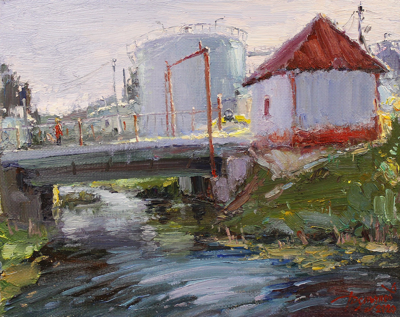 Yuriy Demiyanov, Landscape with a Barrel Yuriy Demiyanov, Landscape with a Barrel