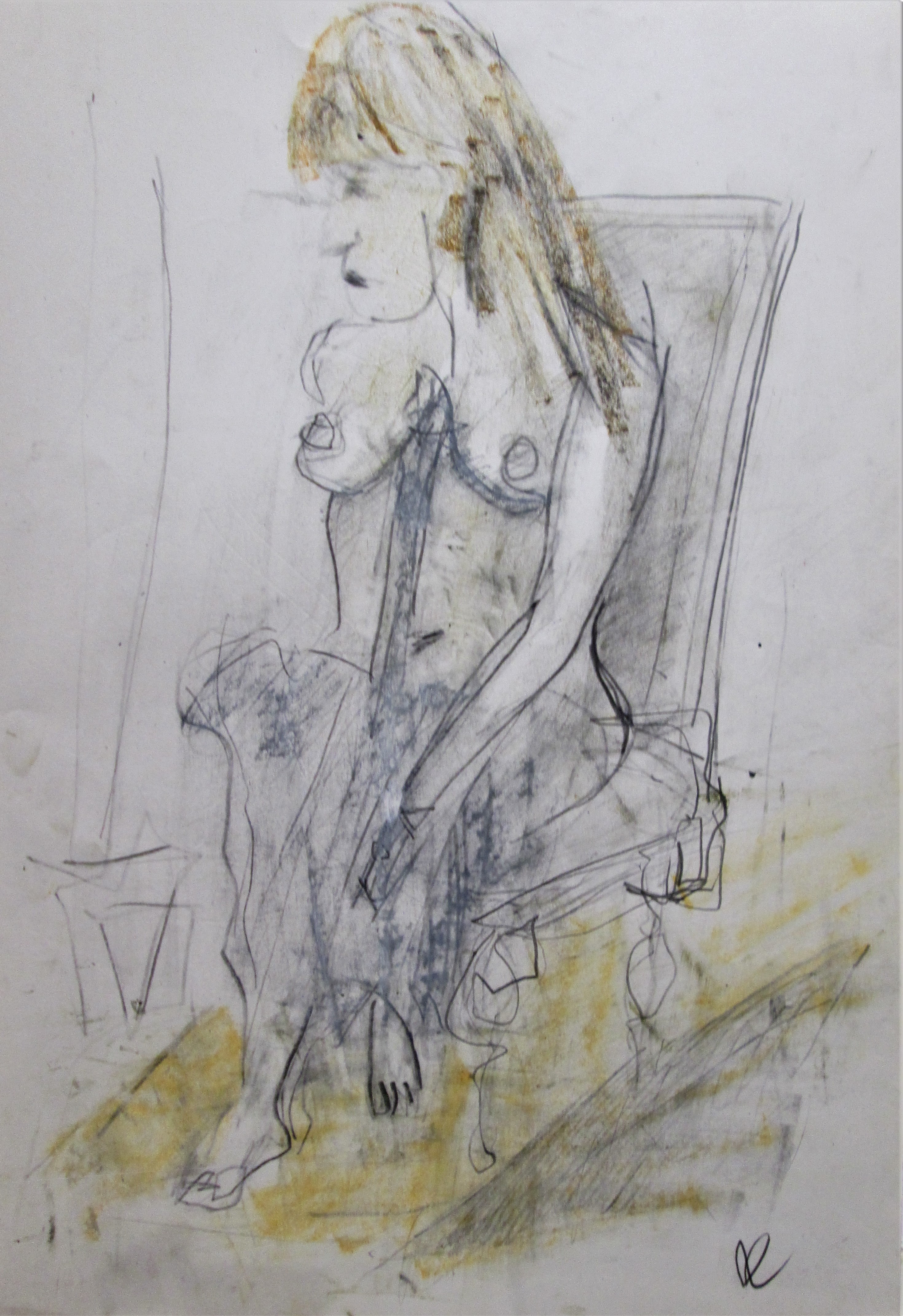 Paolo Ambrosio, Composition with model, 1979 Paolo Ambrosio, Composition with model, 1979
