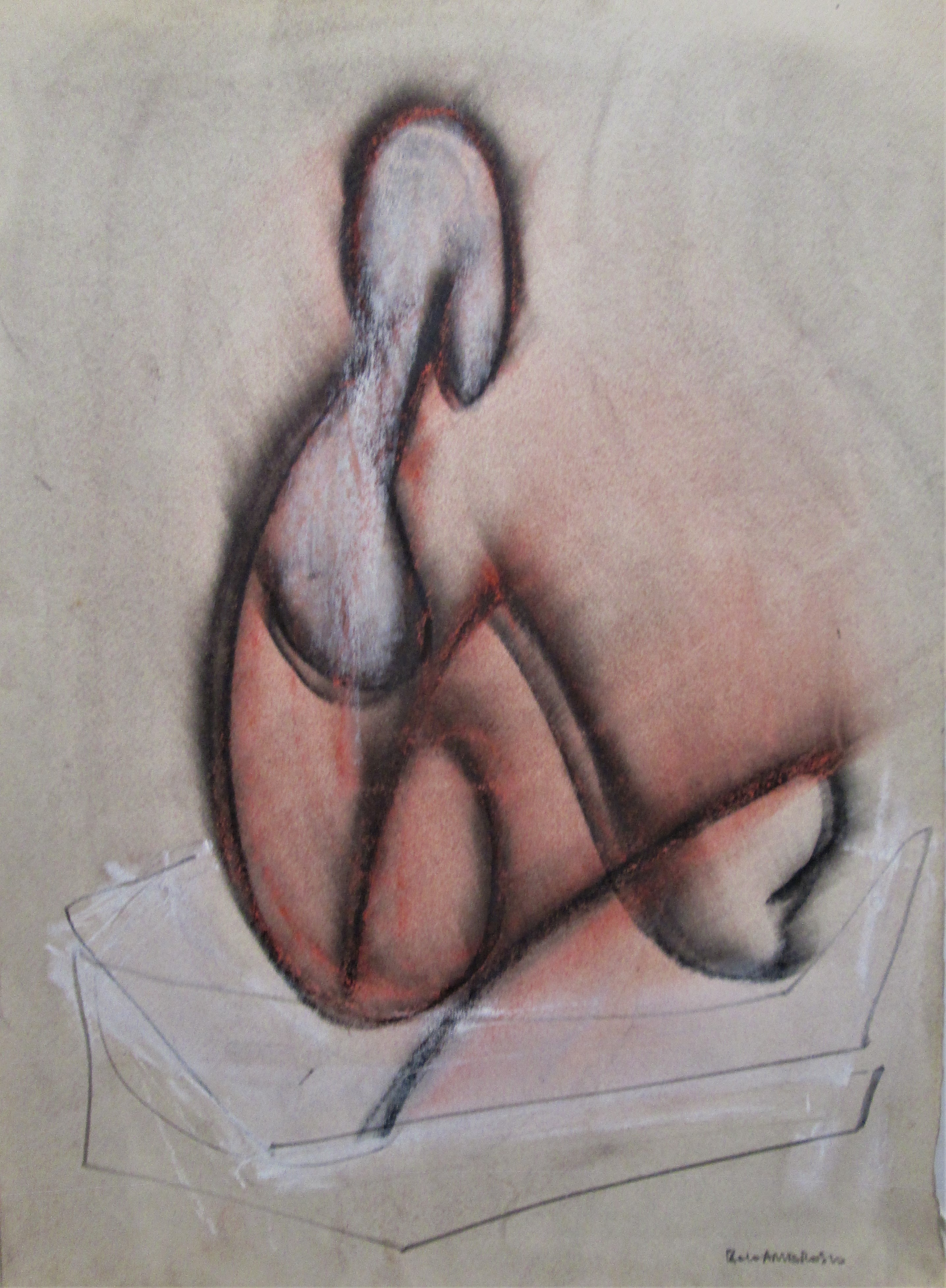 Paolo Ambrosio, Figure summary 2, 1979 Paolo Ambrosio, Figure summary 2, 1979
