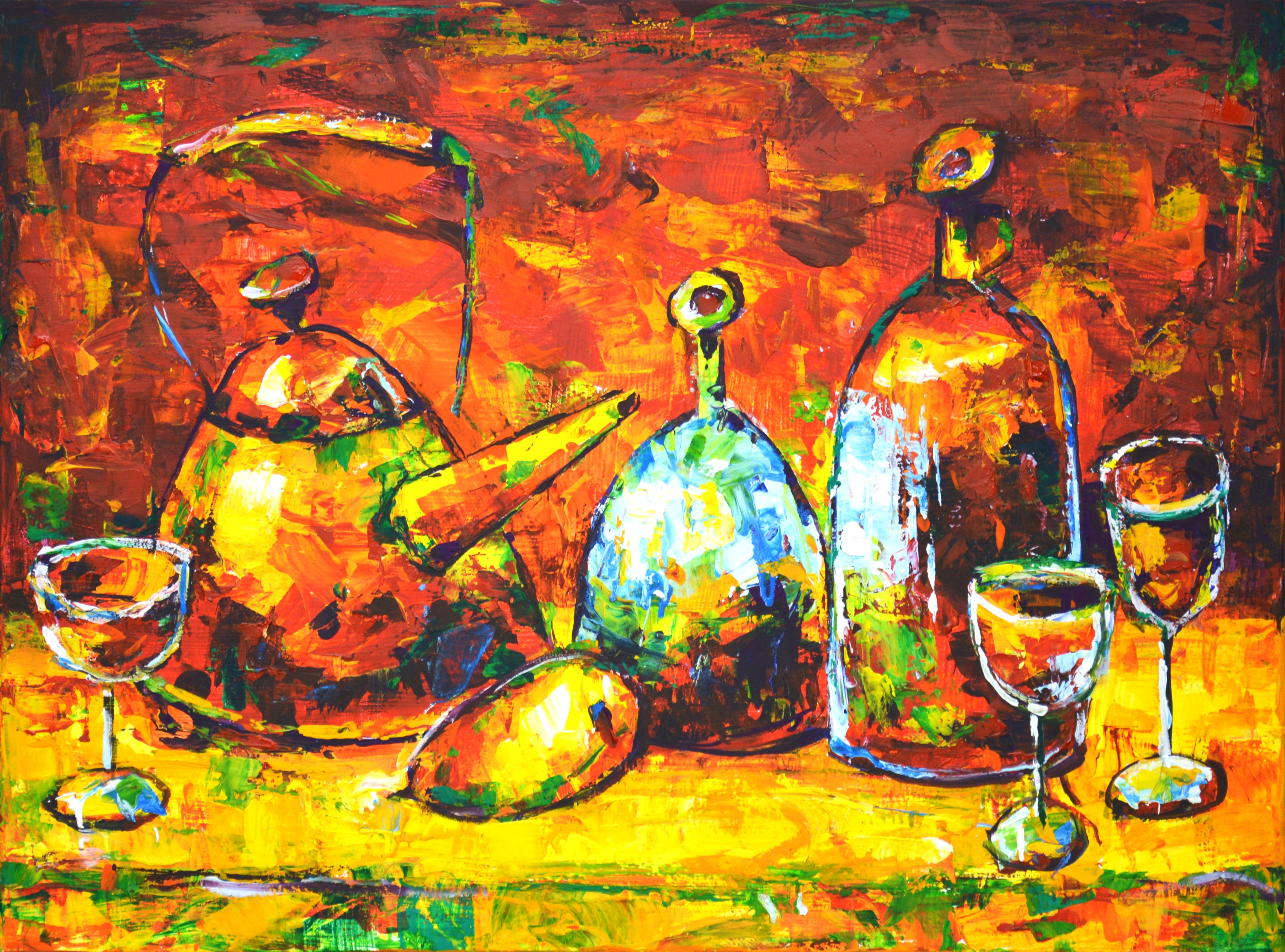 Iryna Kastsova, Evening still life 2. Iryna Kastsova, Evening still life 2.