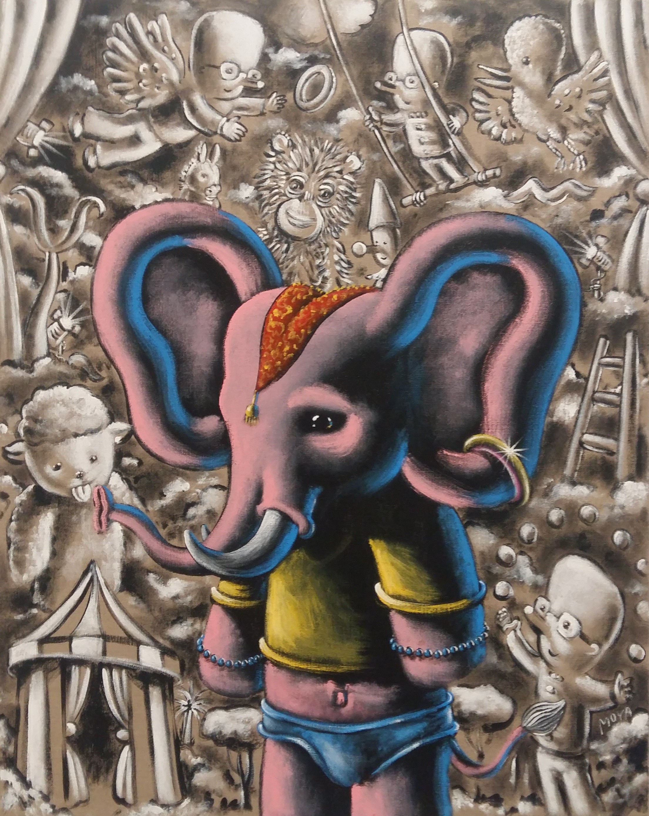 Patrick Moya, L'éléphant rose Patrick Moya, L'éléphant rose