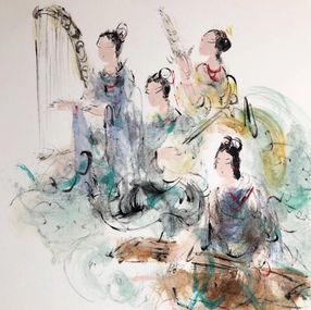 Painting, Mesdemoiselles, Kaige Yang