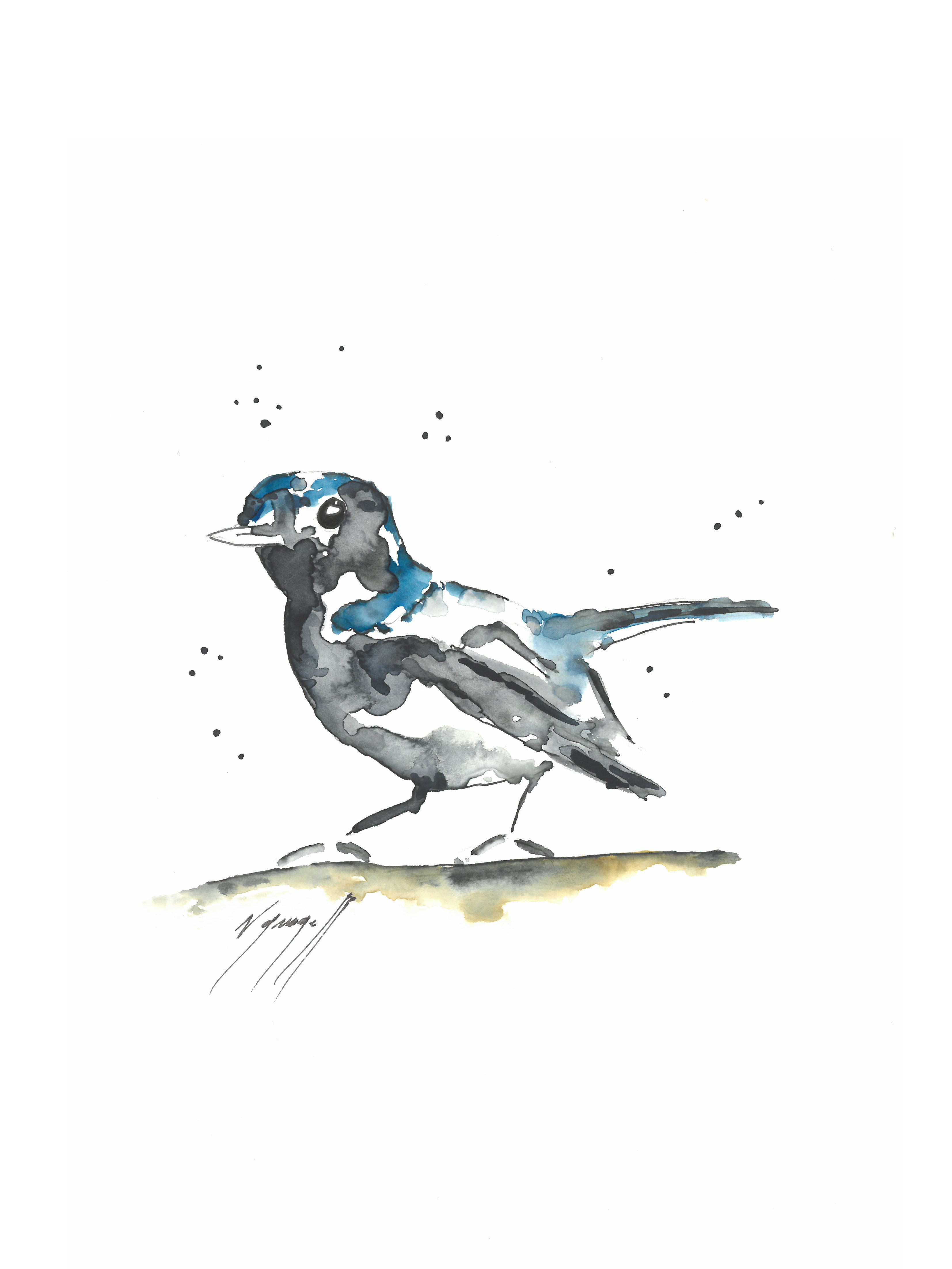 Noël Granger, Our Blue birdy ! Noël Granger, Our Blue birdy !