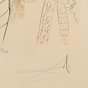 Salvador Dali, The Woman Taken in Adultery Salvador Dali, The Woman Taken in Adultery