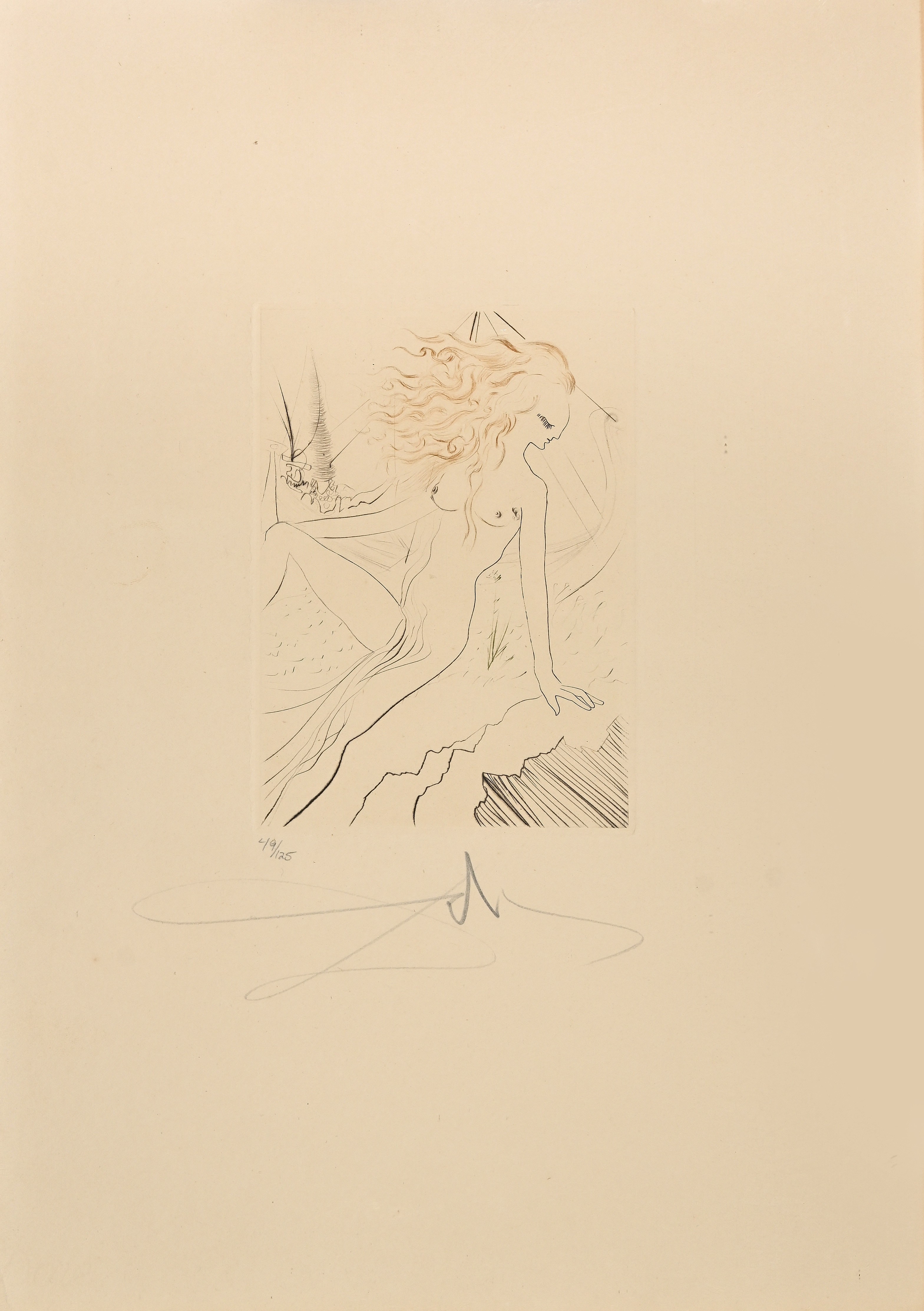 Salvador Dali, The Betrothed of the King of Algarve Salvador Dali, The Betrothed of the King of Algarve