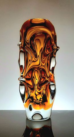 Series Red Core Vase, Jan Beranek