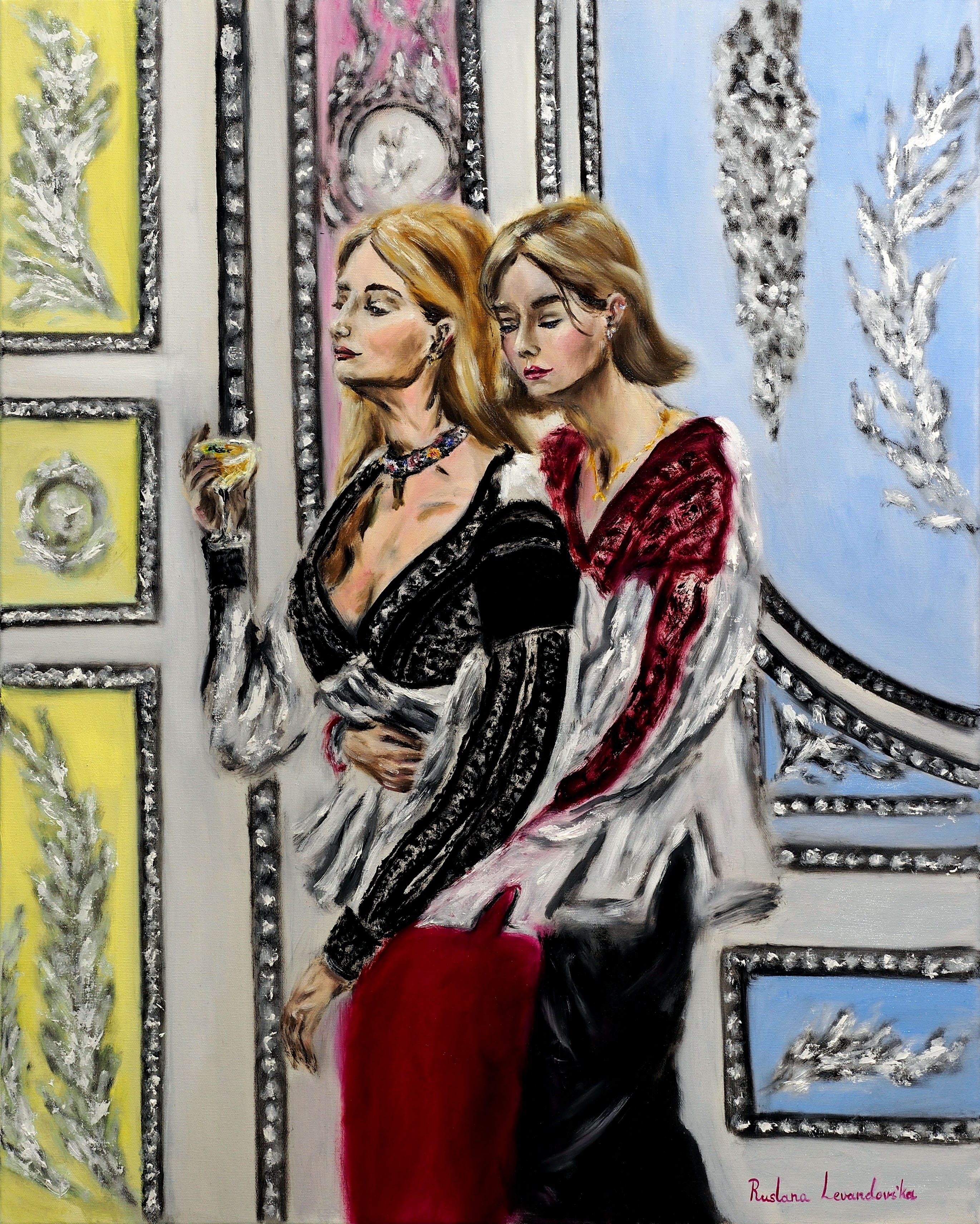Ruslana Levandovska, Embroidered embrace Ruslana Levandovska, Embroidered embrace