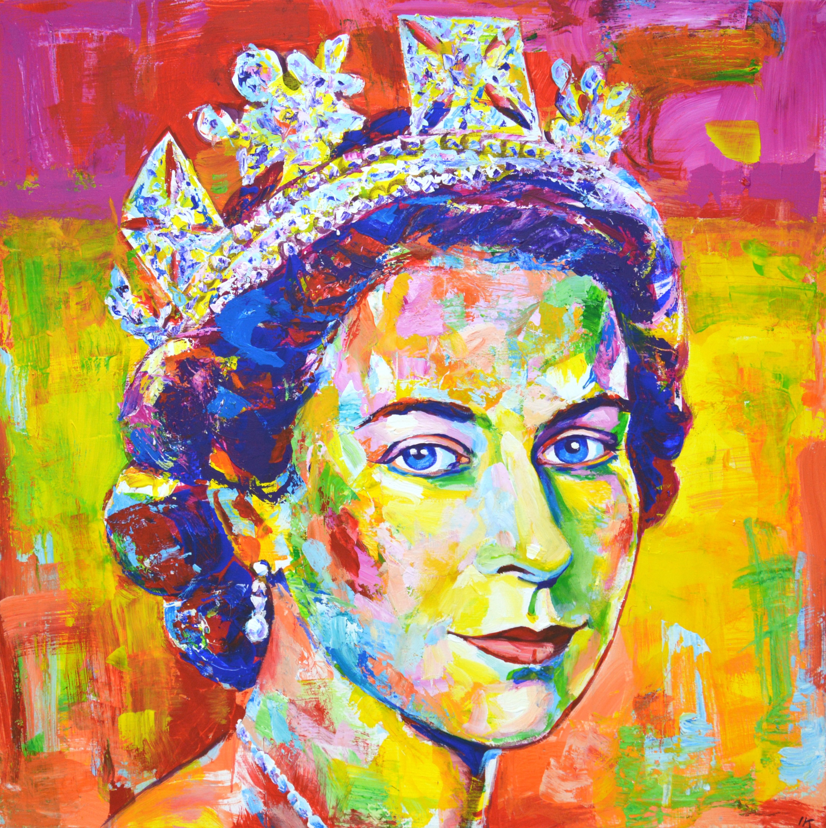 Iryna Kastsova, Queen Elizabeth II. Iryna Kastsova, Queen Elizabeth II.