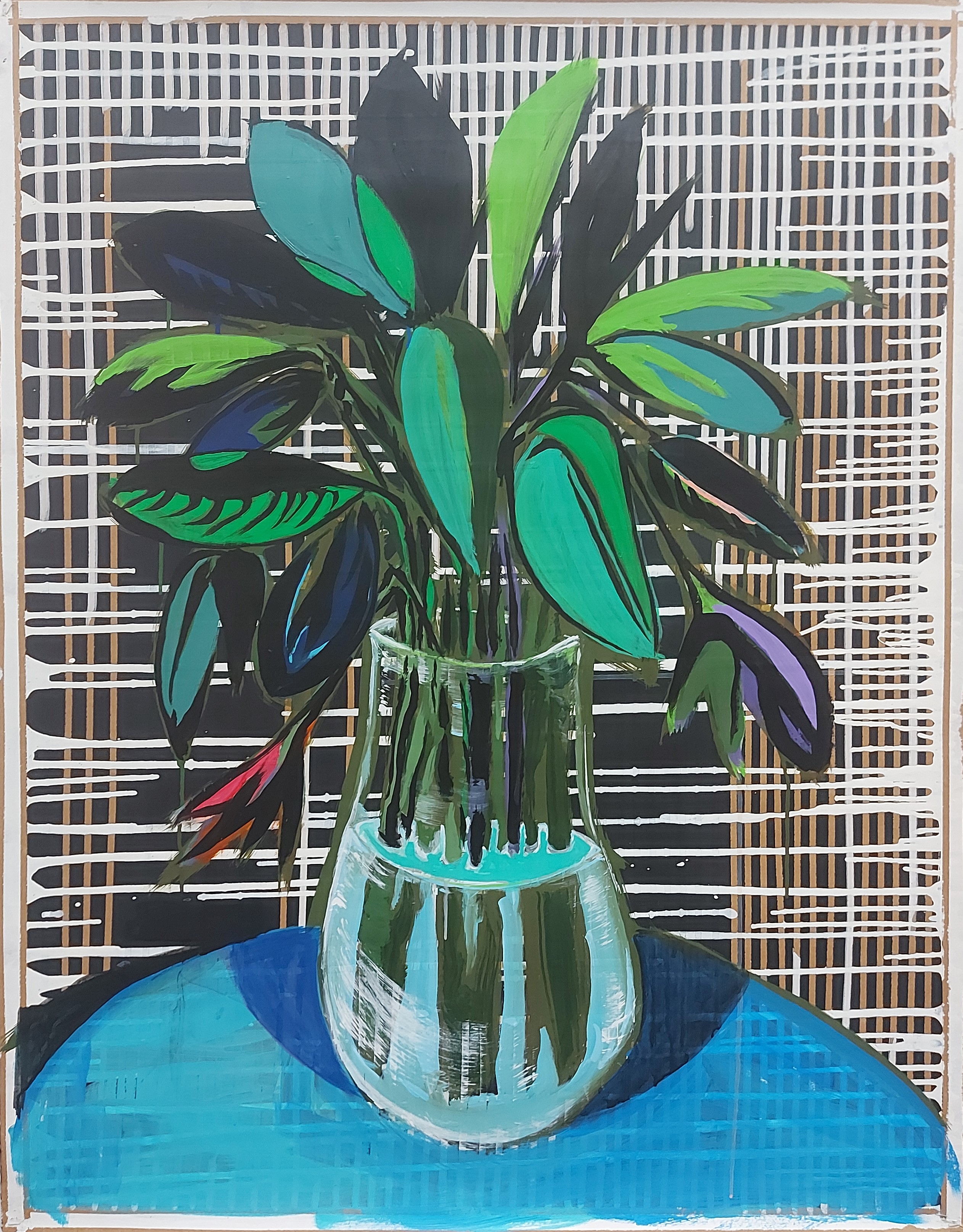 Baptiste Laurent, Bouquet noir au bord de table Baptiste Laurent, Bouquet noir au bord de table