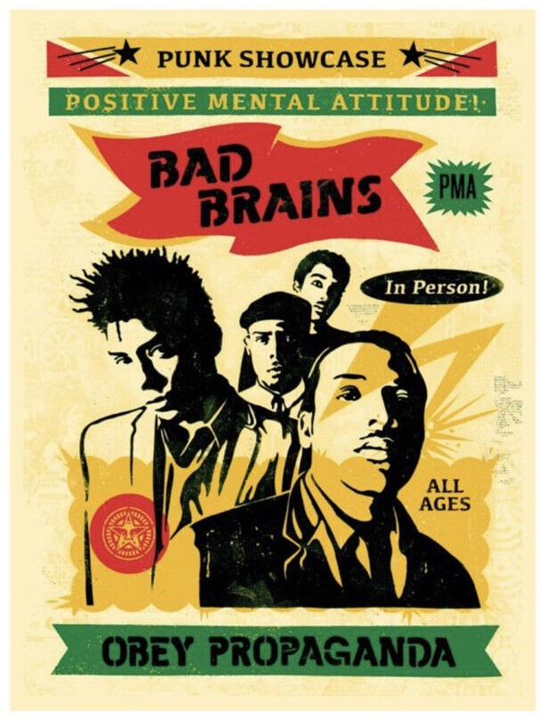 Shepard Fairey (Obey), Bad Brains '16' Shepard Fairey (Obey), Bad Brains '16'
