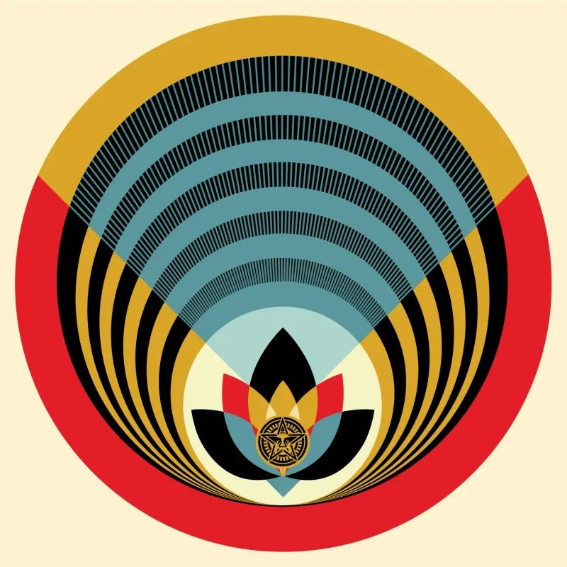 Shepard Fairey (Obey), Radiant Lotus Shepard Fairey (Obey), Radiant Lotus