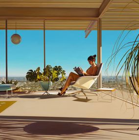 Print, Cerulean Skies, Carrie Graber