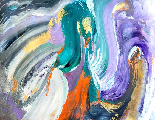 Painting by Intuitive Soul (Luciana Fremaux)