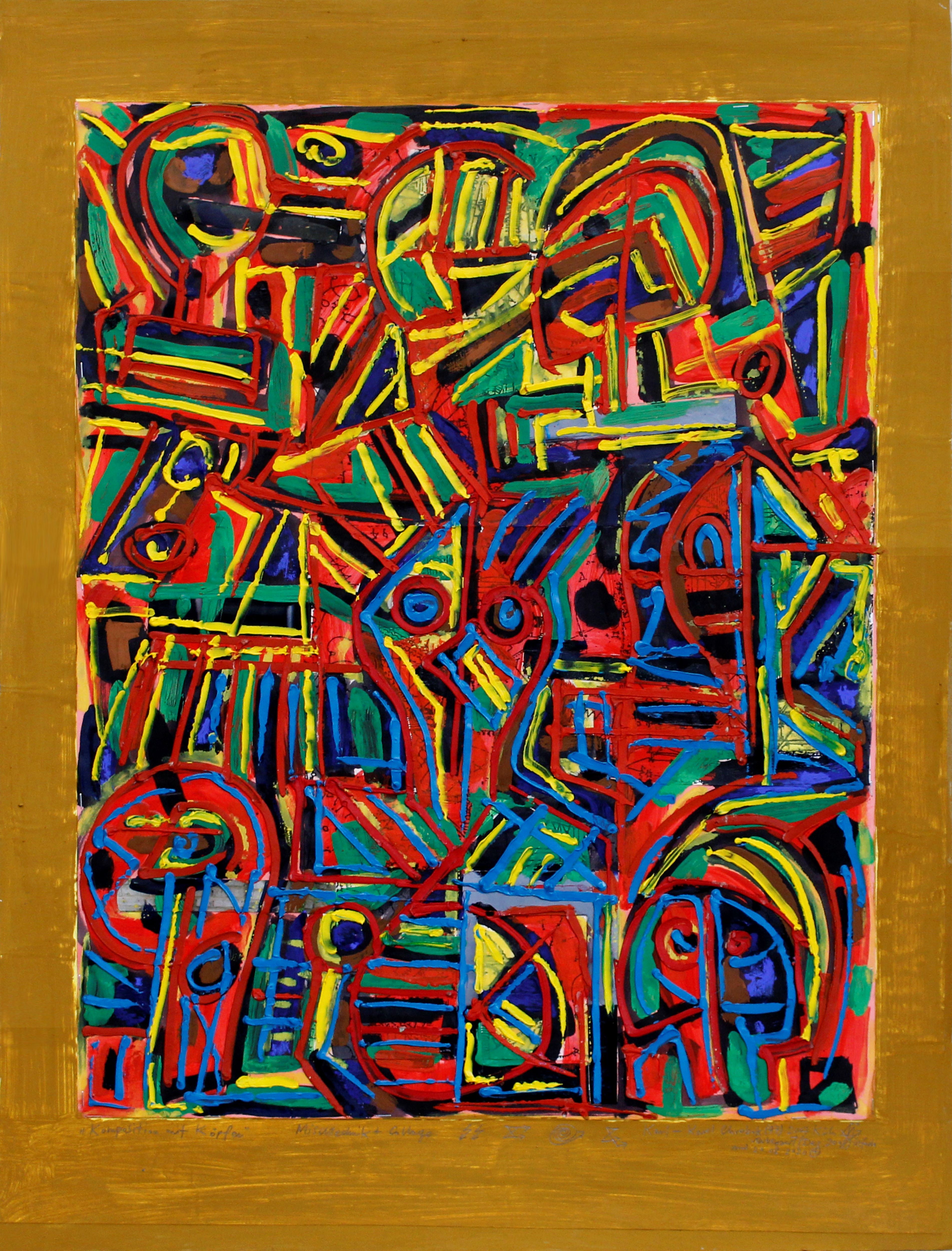 Karl-Karol Chrobok, Composition with heads Karl-Karol Chrobok, Composition with heads