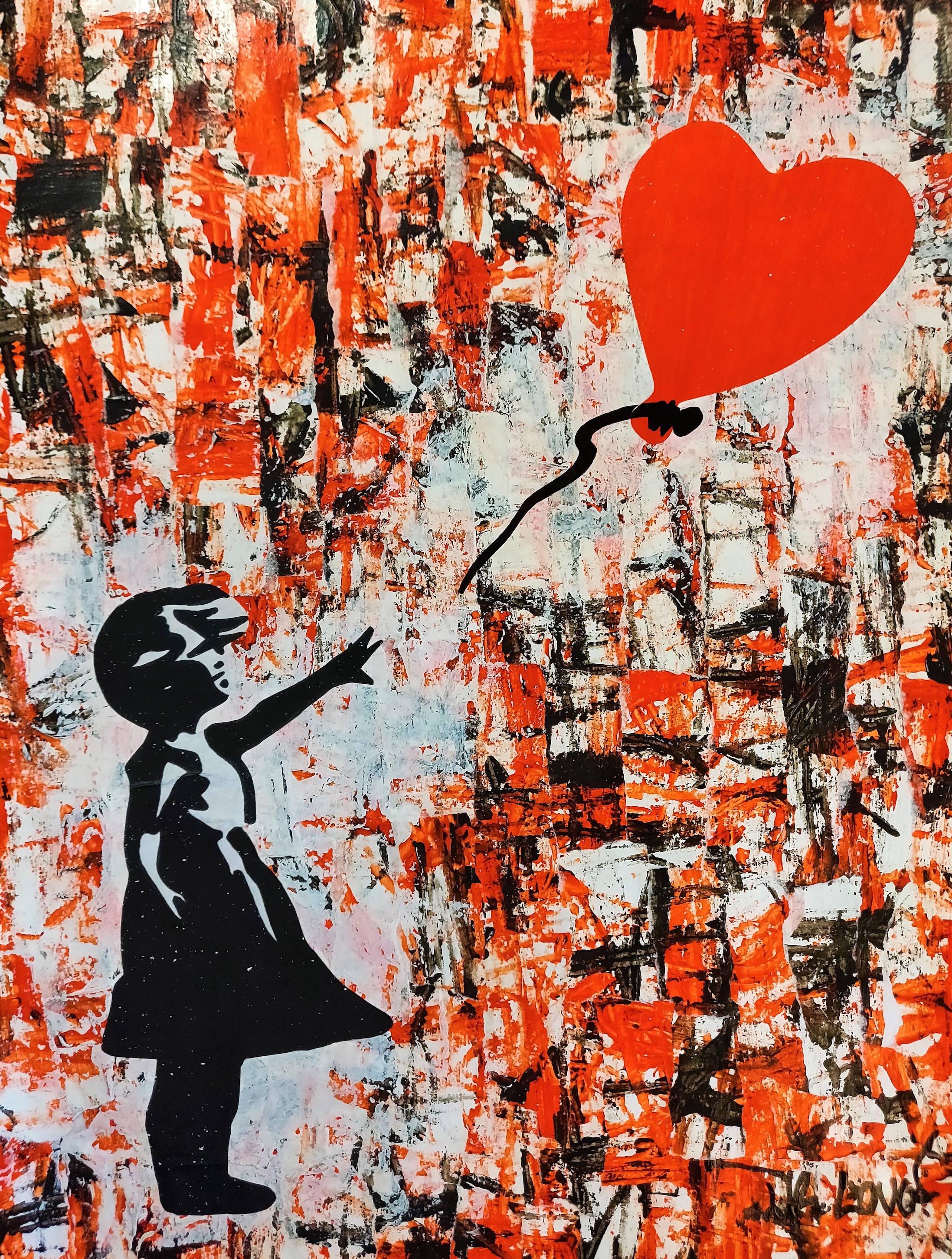 Dr. Love, Hope red (a tribute to Banksy) Dr. Love, Hope red (a tribute to Banksy)