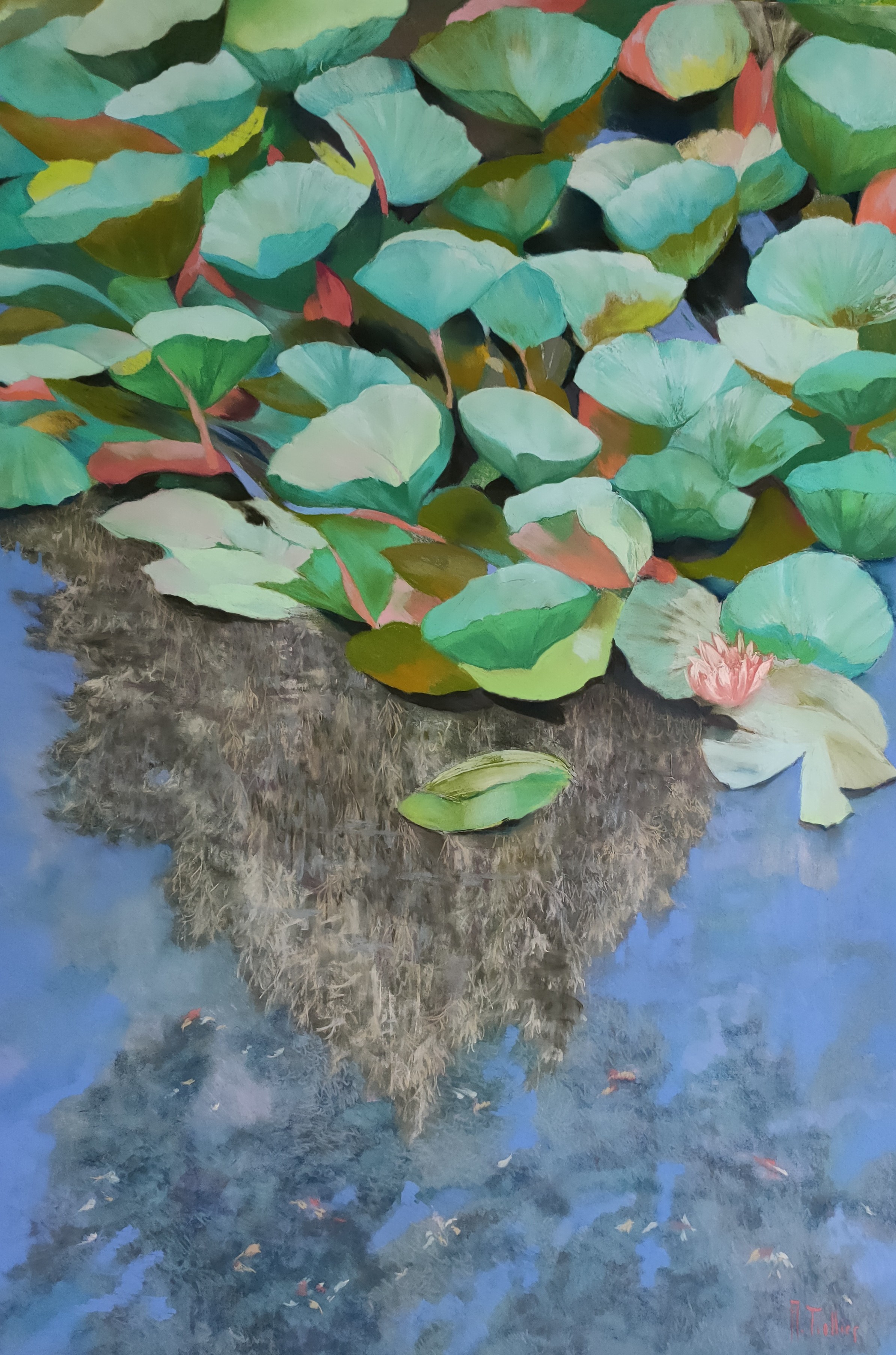 Agnès Tiollier, Fleurs d'eau II Agnès Tiollier, Fleurs d'eau II