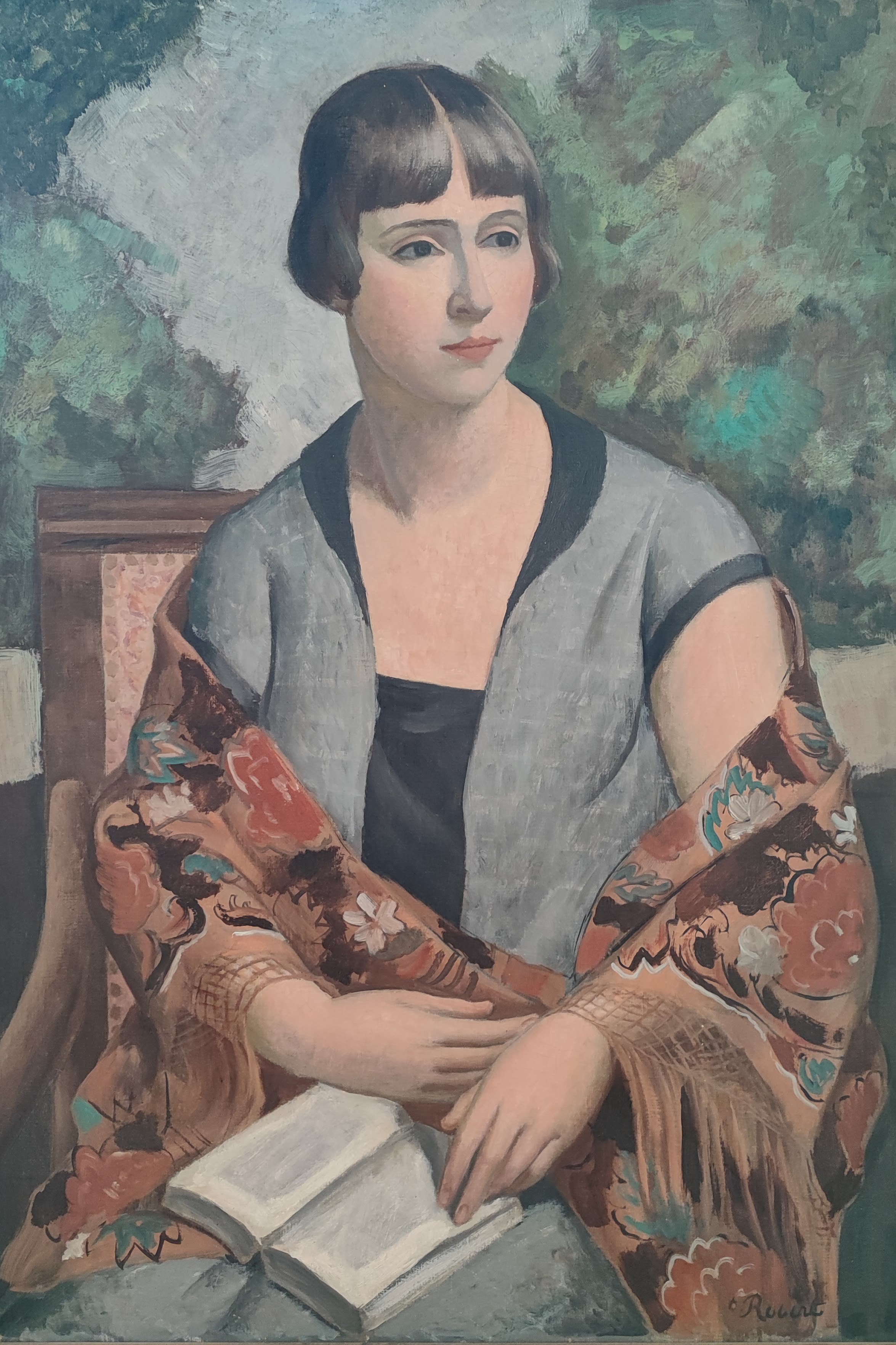 Paul Théophile Robert, Jeune femme lisant (Mme Robert) Paul Théophile Robert, Jeune femme lisant (Mme Robert)