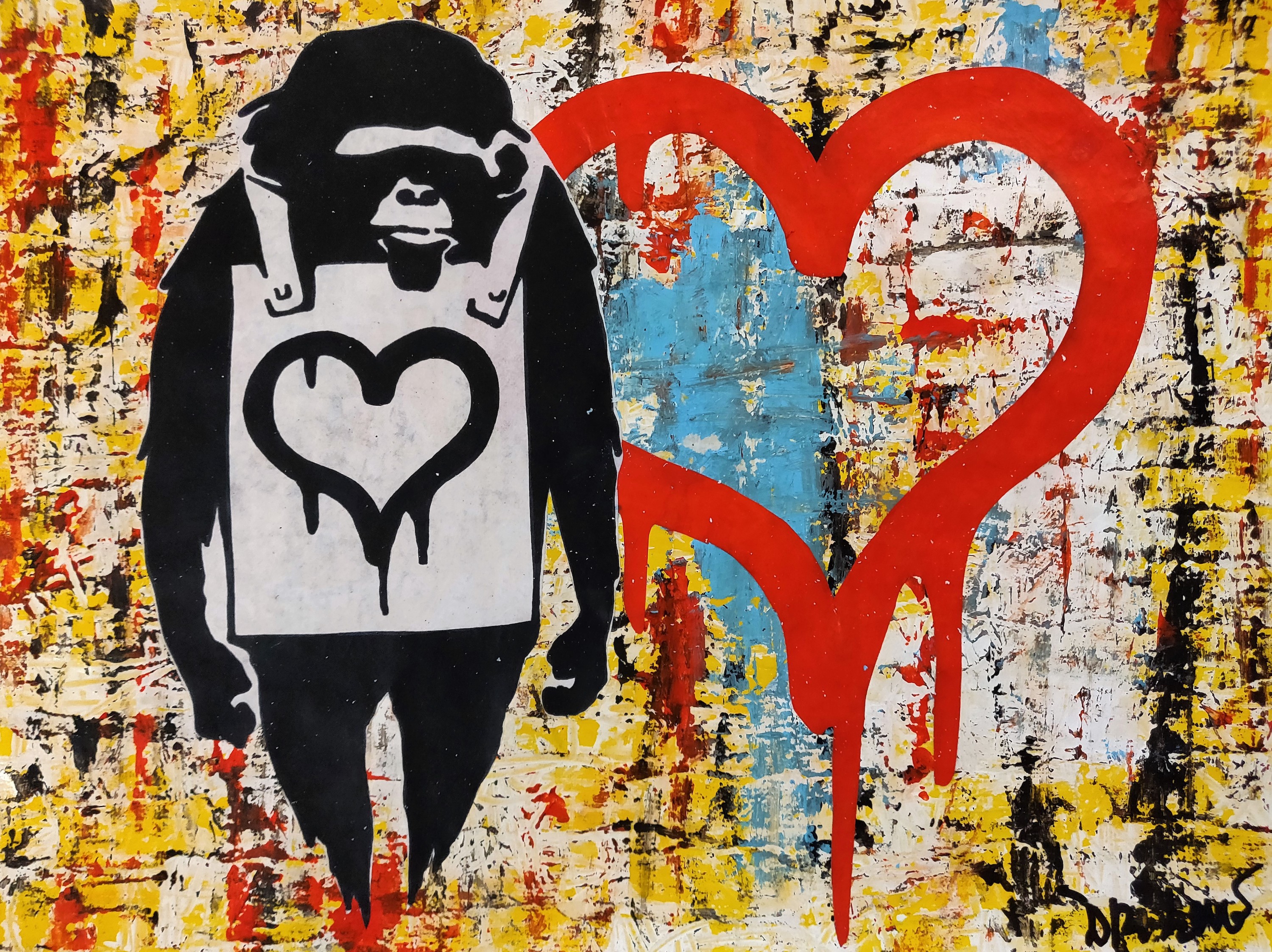 Dr. Love, Monkey love (a tribute to Banksy) Dr. Love, Monkey love (a tribute to Banksy)