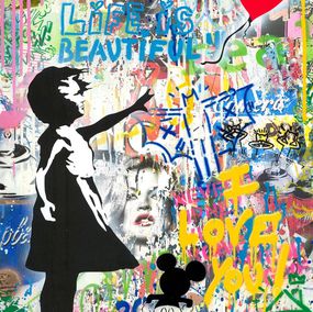Mr. Brainwash, Balloon Girl - I love you Mr. Brainwash, Balloon Girl - I love you