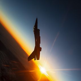 Photography, Aerobatics at dusk, Belgium, Stefan Darte
