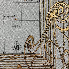 Marco Araldi, 1902 Americacentric map of the world Marco Araldi, 1902 Americacentric map of the world