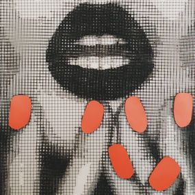 JM Collell, Woman with red nails JM Collell, Woman with red nails