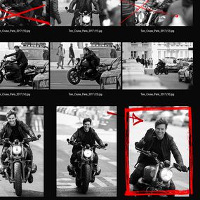 Pierre Suu, Tom Cruise à Paris Planche contact Pierre Suu, Tom Cruise à Paris Planche contact