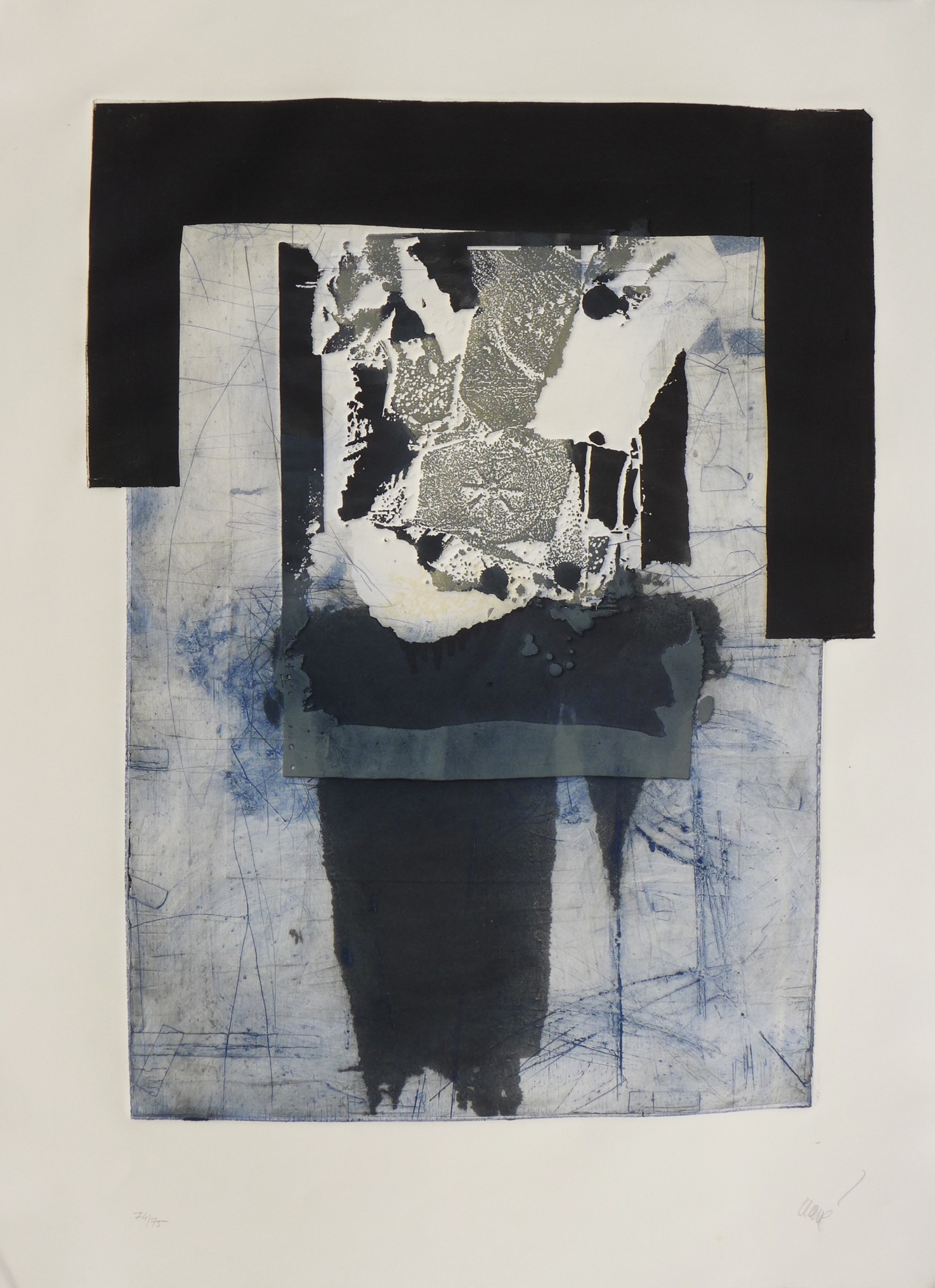 Antoni Clavé, Composition bleue Antoni Clavé, Composition bleue