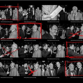 Quentin Tarantino et Jean Paul Belmondo Planche contact (1), Serge Arnal