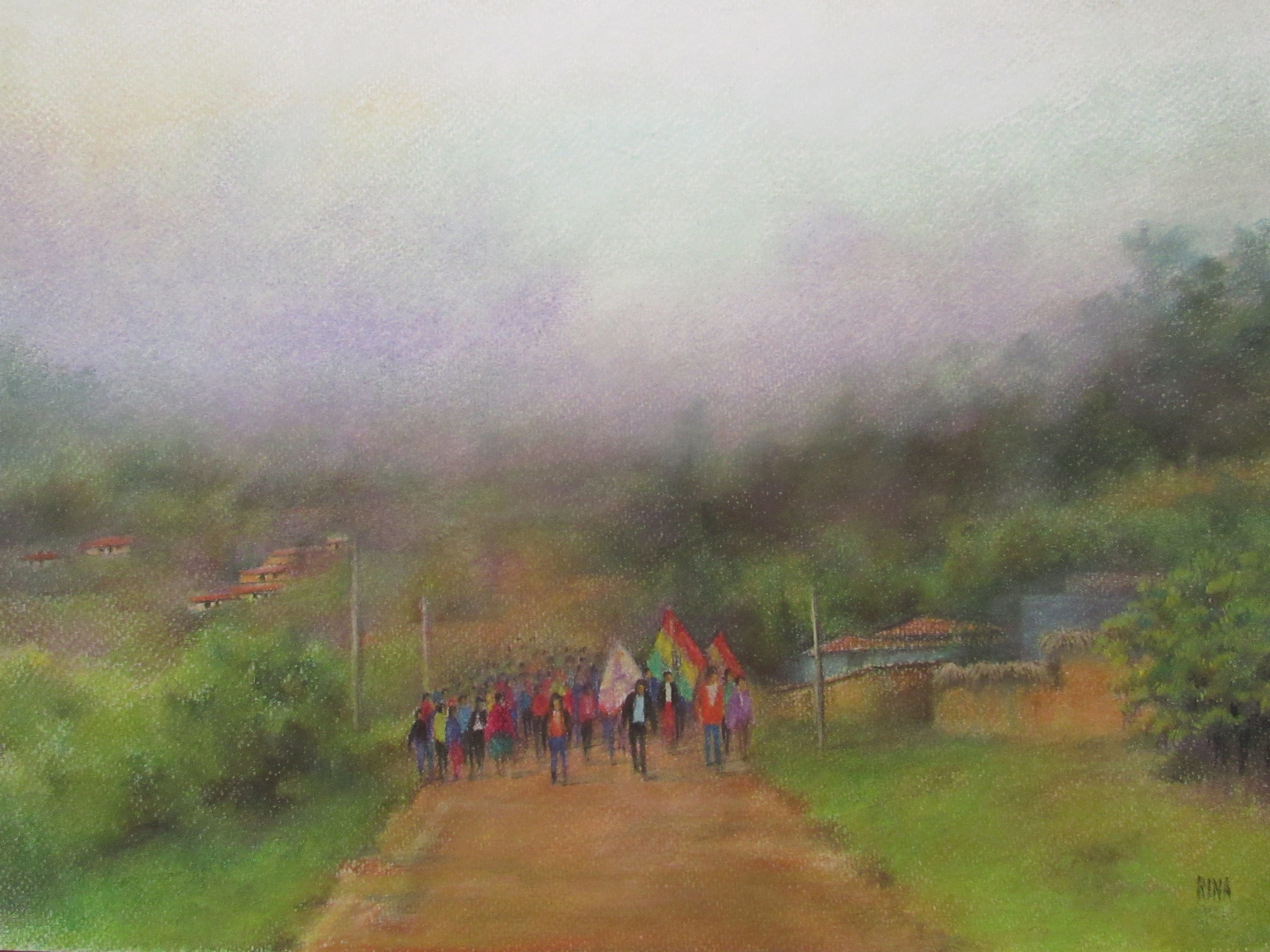 Rina Mamani, Procession Rina Mamani, Procession