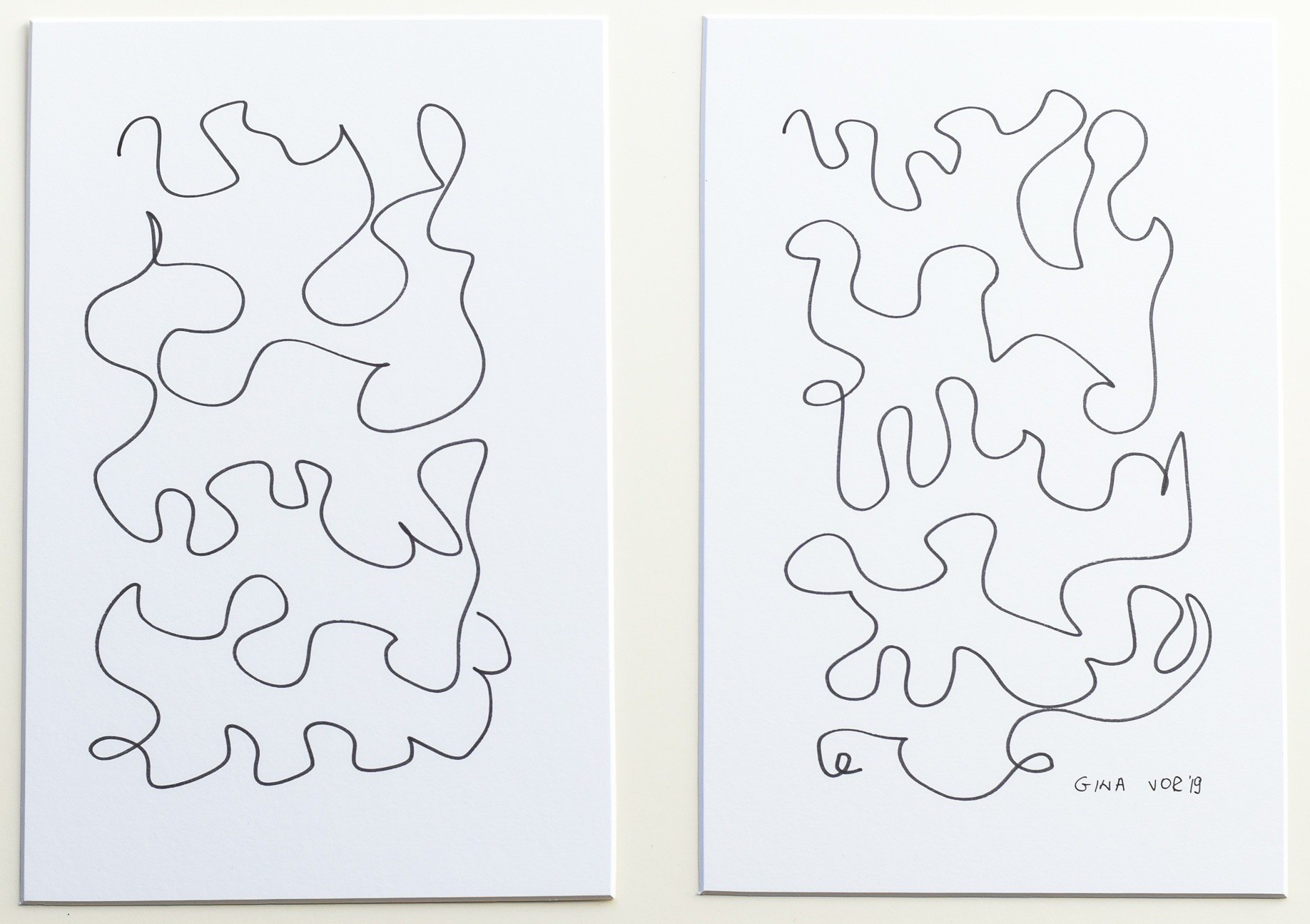 Gina Vor, Two Lines 2 Gina Vor, Two Lines 2