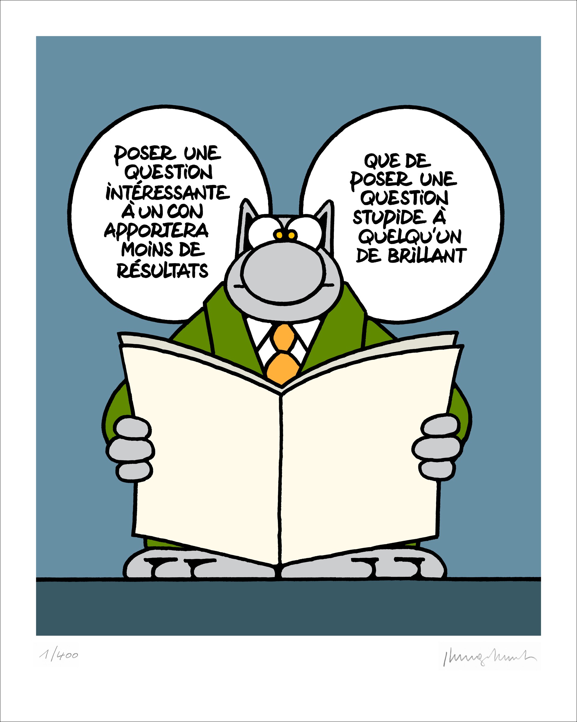 Philippe Geluck, Une bonne question Philippe Geluck, Une bonne question