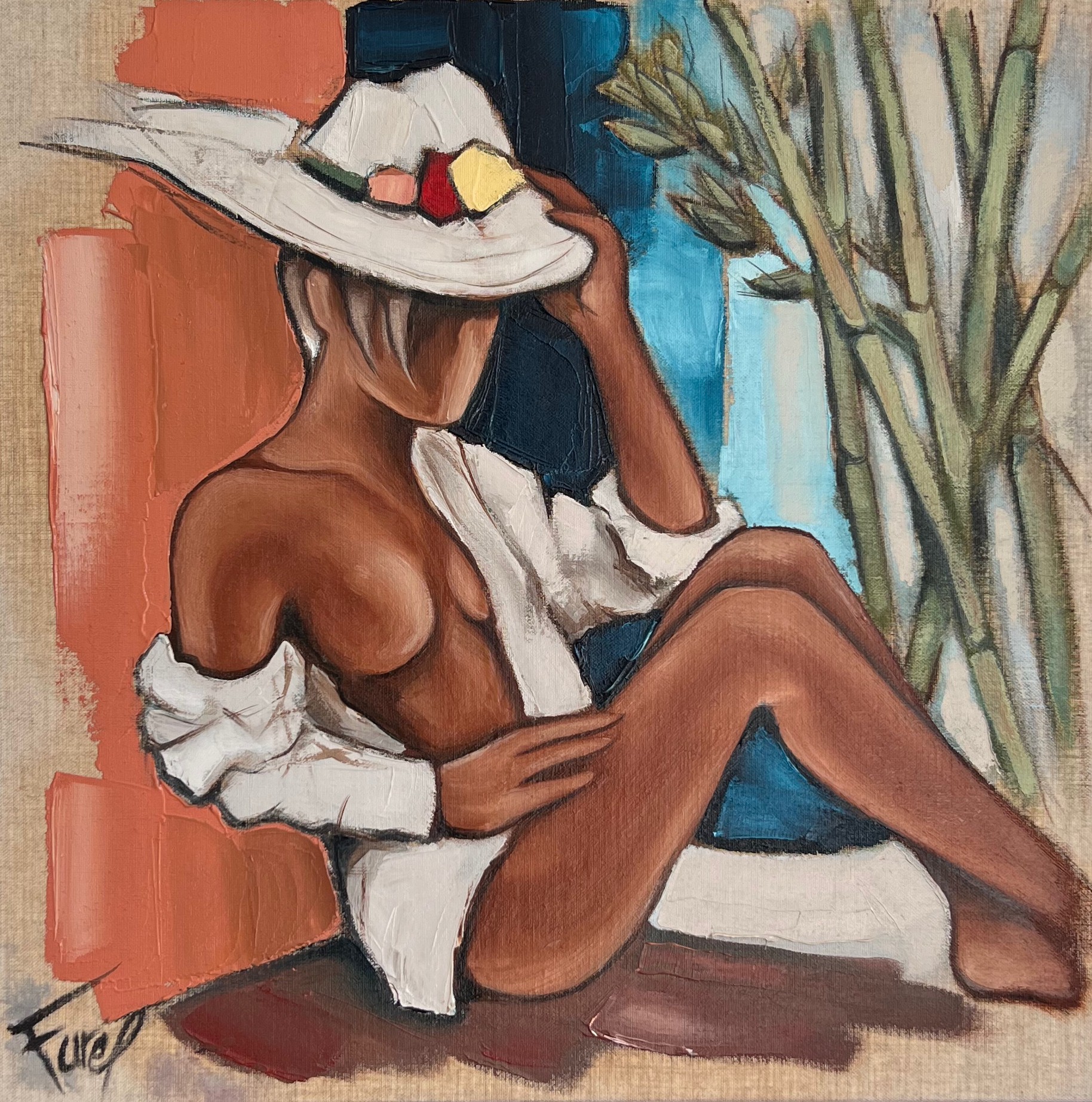 Pierre Farel, Chapeau et bambou Pierre Farel, Chapeau et bambou
