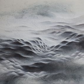 Painting, Silvered hills, Francesca Borgo
