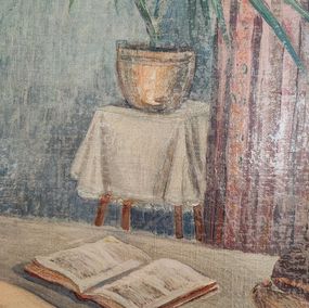 Jules Gaillepand, Jeune femme en nuisette étendue sur le lit Jules Gaillepand, Jeune femme en nuisette étendue sur le lit