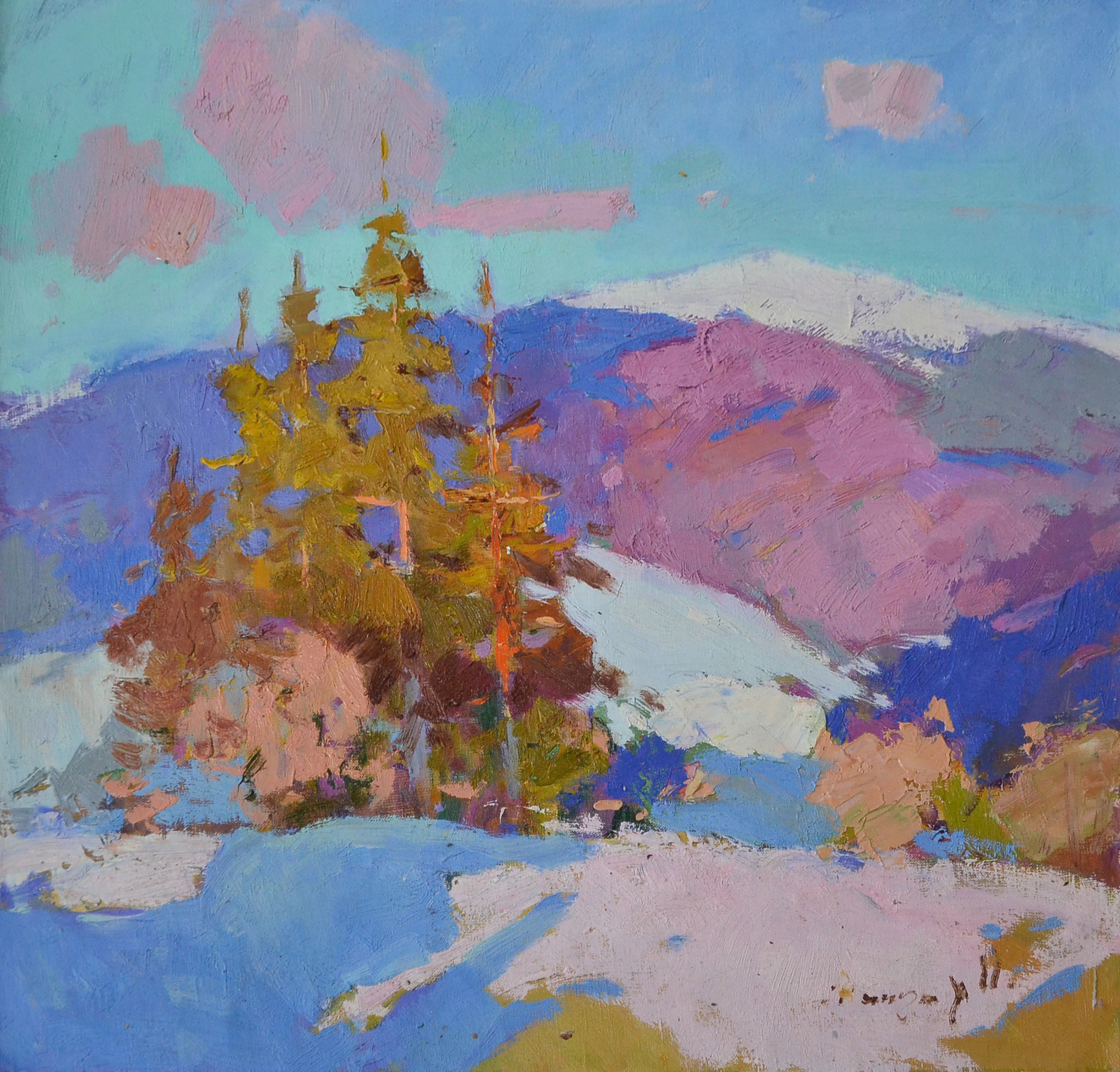 Alexander Shandor, Sunny winter day Alexander Shandor, Sunny winter day
