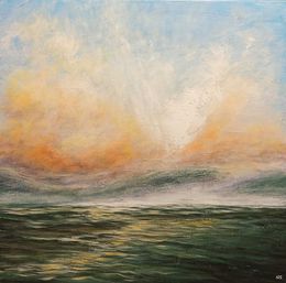 Painting, Sunrise, Nataliia Svitlychna