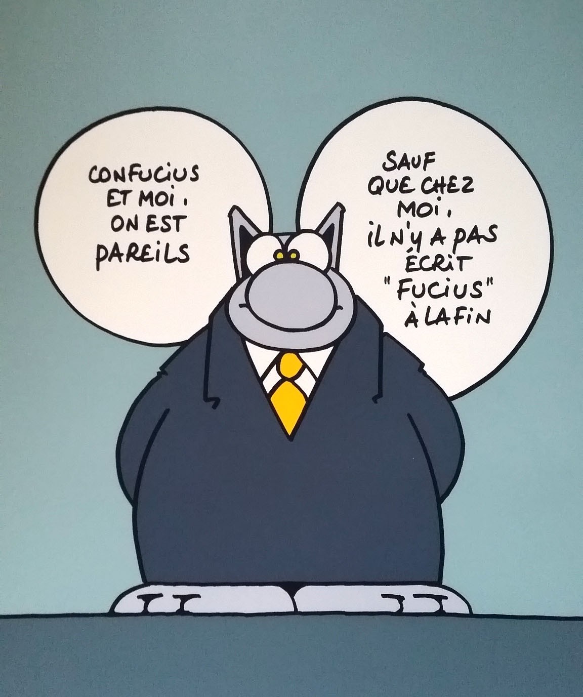 Philippe Geluck, Le Chat. Confucius Philippe Geluck, Le Chat. Confucius