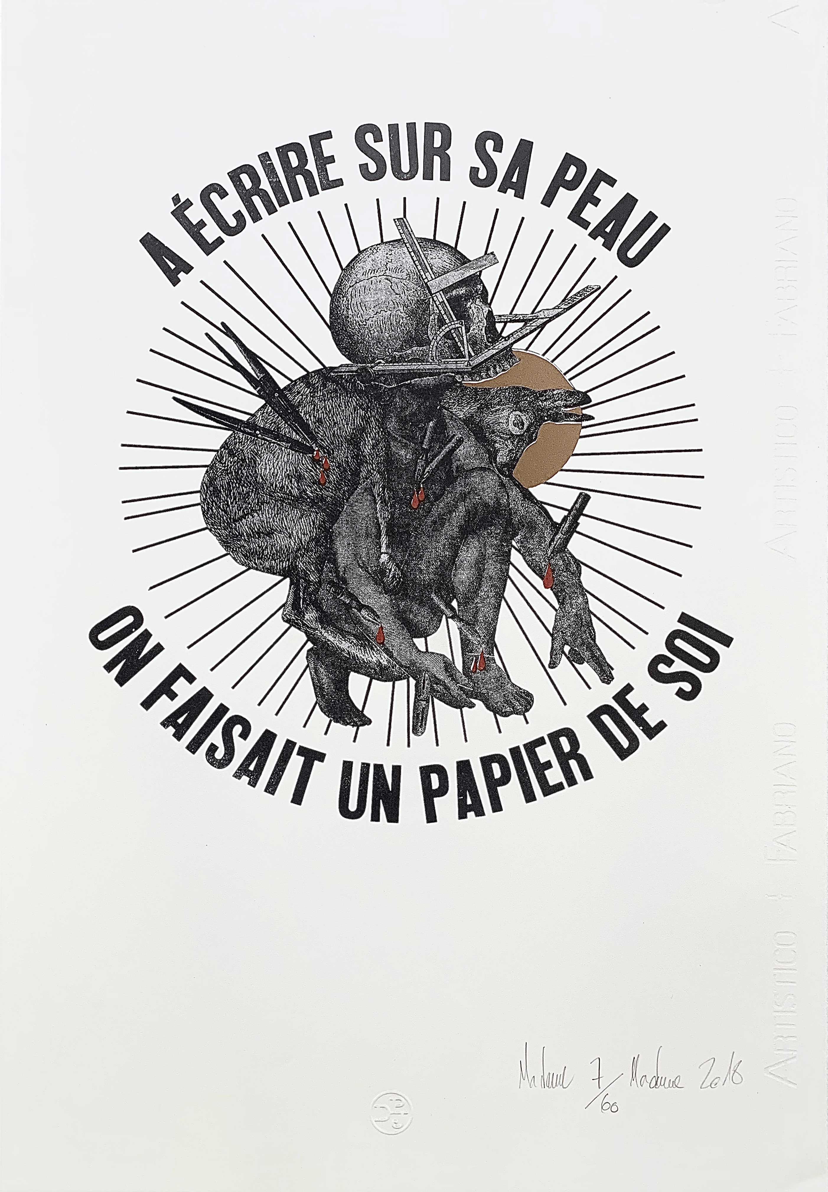 Madame, À écrire sur sa peau, on faisait un papier de soi Madame, À écrire sur sa peau, on faisait un papier de soi
