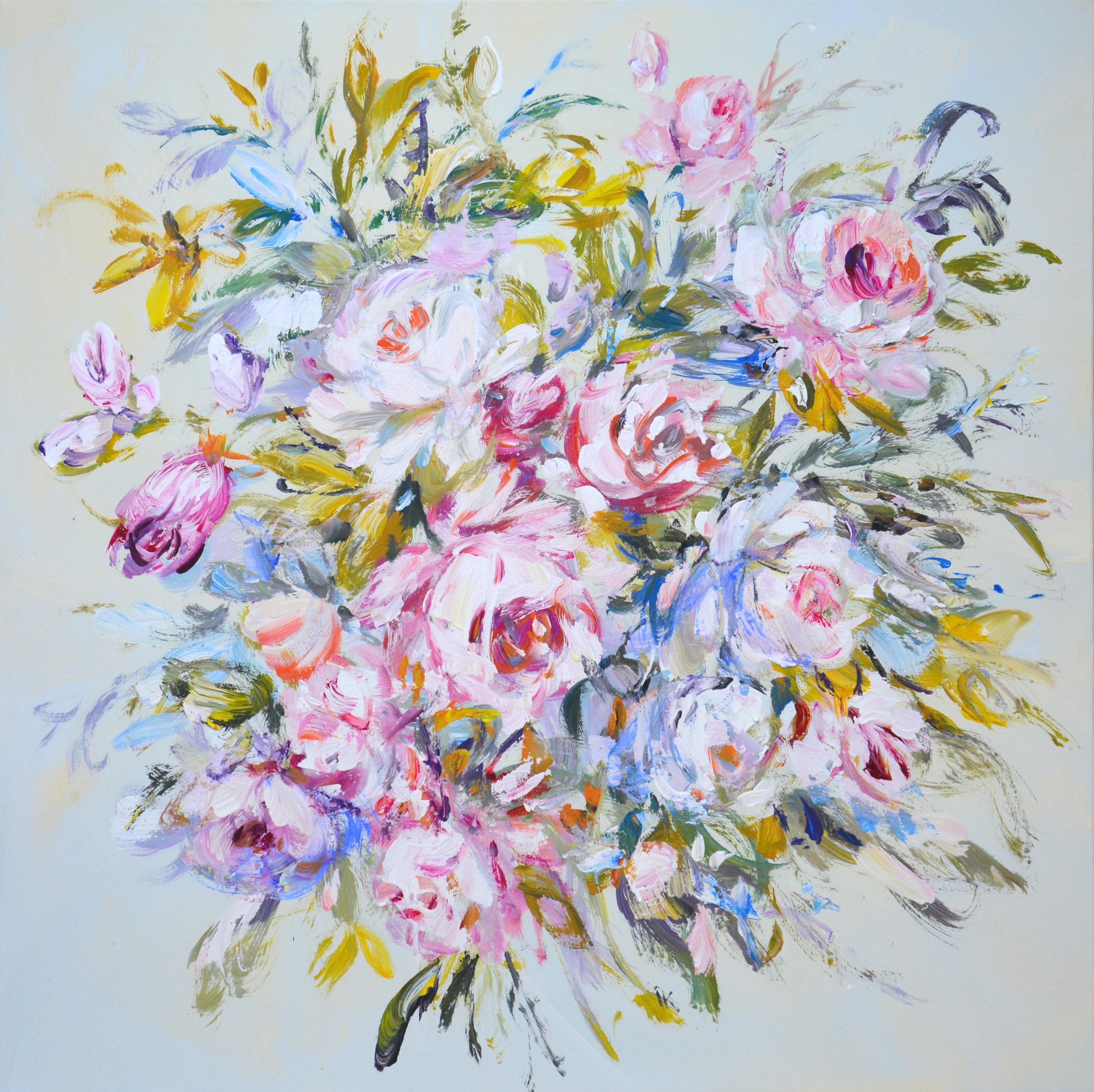 Iryna Kastsova, Roses. Delicate bouquet. Iryna Kastsova, Roses. Delicate bouquet.