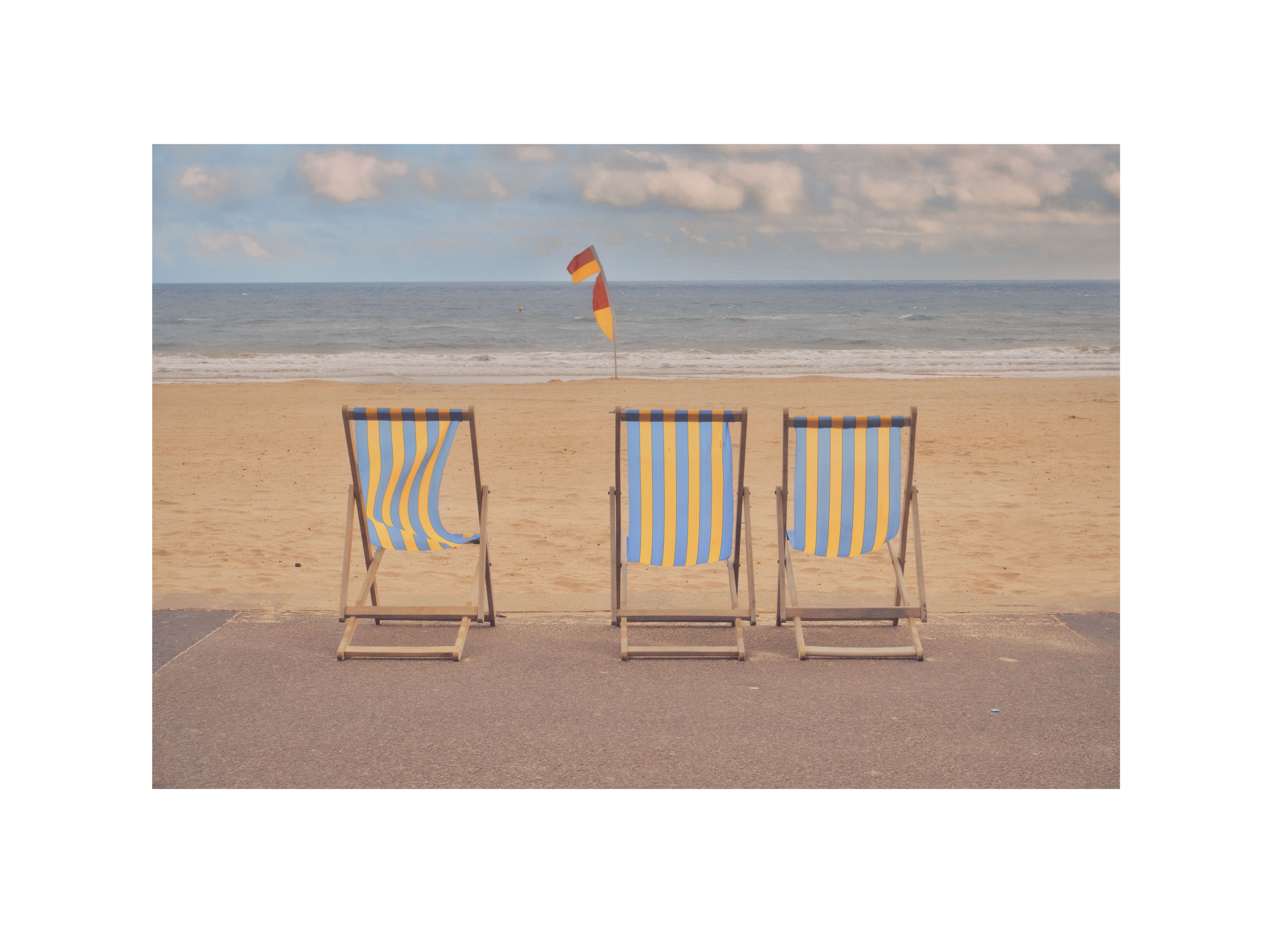 John Dobson, Three Deck Chairs – Bournemouth, Dorset John Dobson, Three Deck Chairs – Bournemouth, Dorset