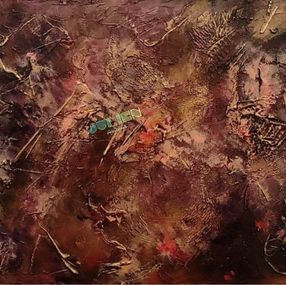 Gemälde, Tableau abstrait eaux souterraines, Julien Abstrait