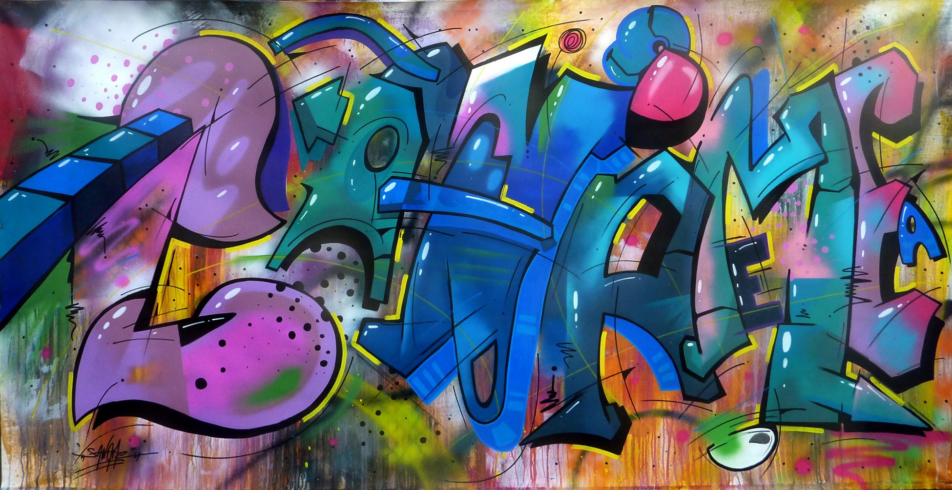 Saname, Tag n°2205 Saname, Tag n°2205