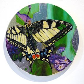 Gemälde, Shattered butterfly, Dirk Klose
