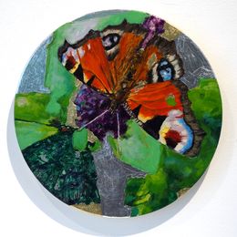 Painting, Tagpfauenauge (Peacock butterfly), Dirk Klose