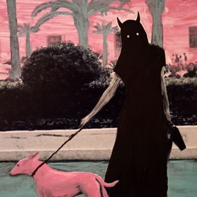 Gemälde, Untitled (with dog), Natia Sapanadze