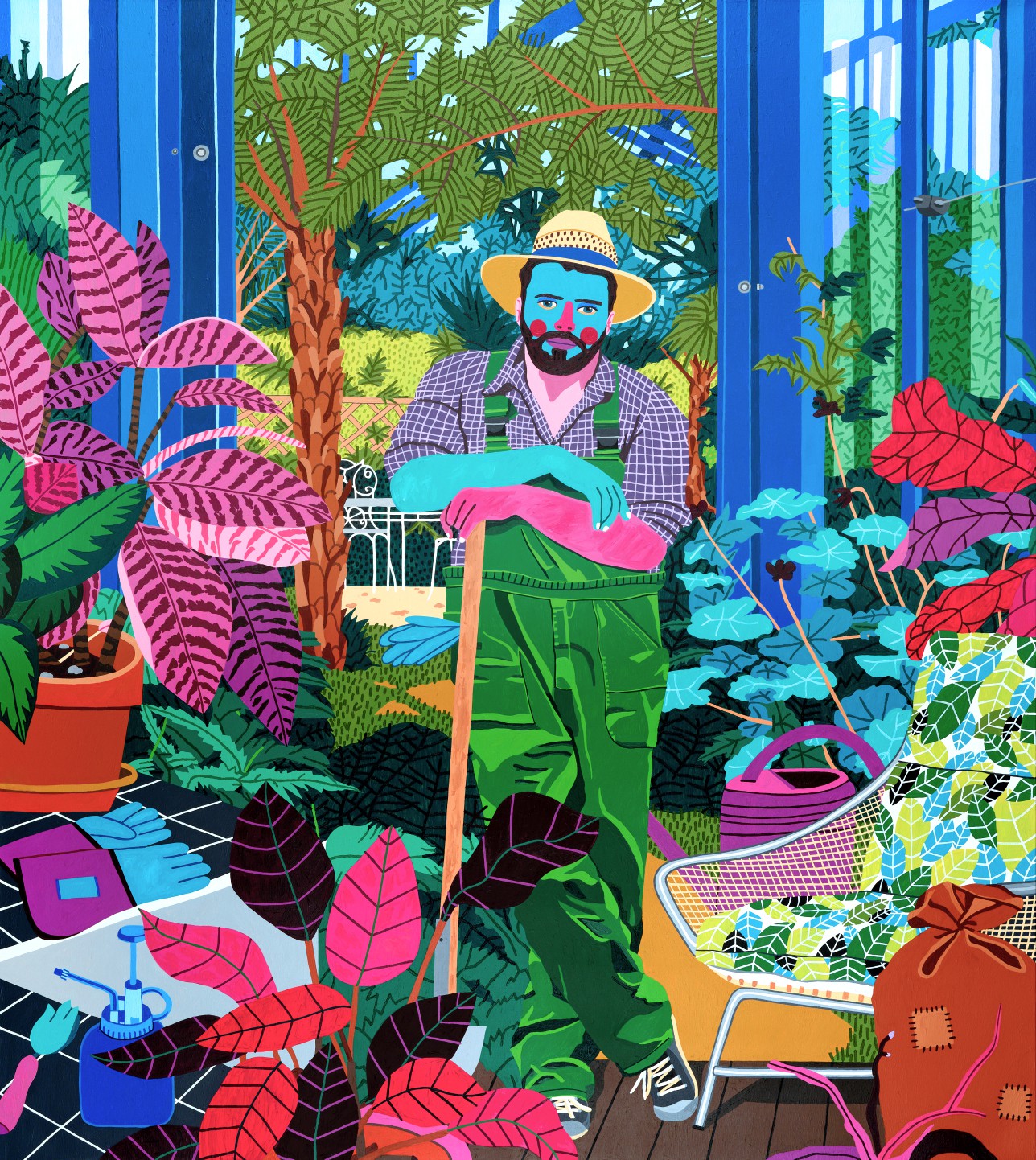 Florent Stosskopf, Self-portrait as a gardener Florent Stosskopf, Self-portrait as a gardener