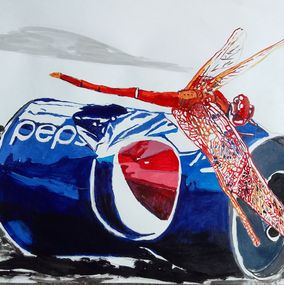 Painting, Dragonfly, Soso Kumsiashvili